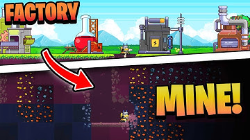 I Turned A TINY DRILL BOT Into A FULLY AUTOMATED MINING FACTORY!