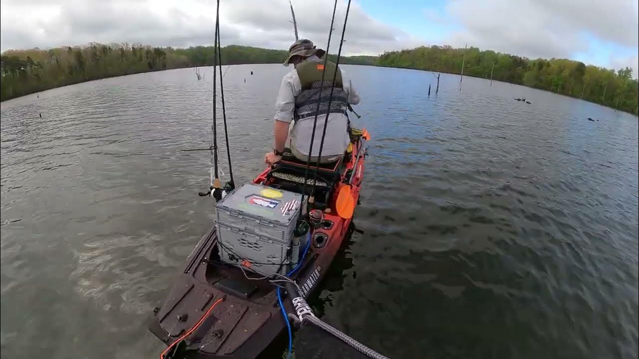 Farmville VA Kayak Bass Fishing! Just a few catches from Briery Creek