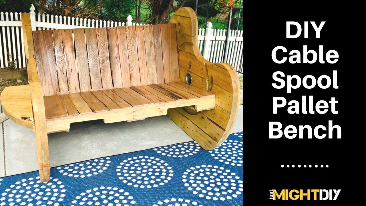 Cable Spool Pallet Bench - DIY Outdoor Seating! : 10 Steps (with Pictures)  - Instructables