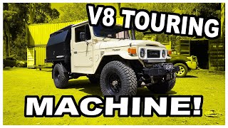 Weapon, Rig, Machine, so many words to describe this touring V8 FJ45