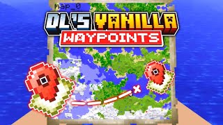 🔥VANILLA WAYPOINTS ADDON para MINECRAFT BEDROCK 1.21 | Best Addon For Minecraft PE 1.21.124🔥😮