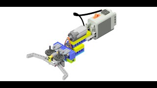 Gripper. Lego power functions. [Building instruction]