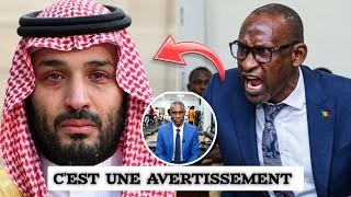 Le ministre des affaires étrangères malien Abdoulaye Diop n'est pas content pour les journalistes 🇸🇦