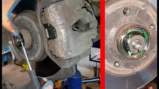 How to Adjust Hub Bearings on Mercedes / Mercedes Wheel Bearing Adjustment