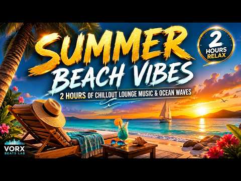 🏝️BEACH MODE ACTIVATED | 2 Hours of Relaxing Ocean Vibes🌴