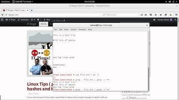 Linux Tips and Tricks --remove hashes and blank lines -- using grep