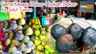 Gadis Sabah || Gerai Kelapa Bakar |Lokan Bakar Kg. Salut Tuaran First Time Merasa Air Yang Dibakar‼️