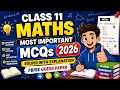 Class 11th Maths 2026 Most Important MCQs with Explanation | FBISE Guess MCQs