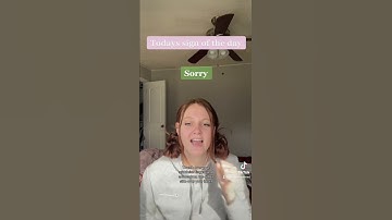 Learn How To Sign Sorry in ASL for Beginners | American Sign Language #shorts