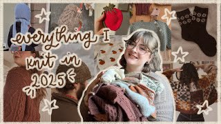 My 2025 Knitting Wrapped! Everything I knit, what I learnt and WIPs I'm carrying into 2026 ✨