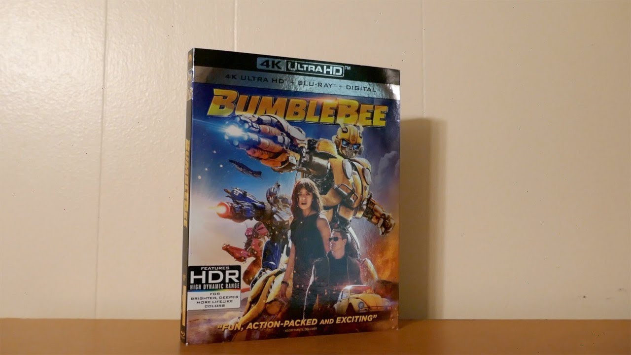 Unboxing Bumblebee Blu-ray DVD Transformers Movie G1 4K Ultra HD