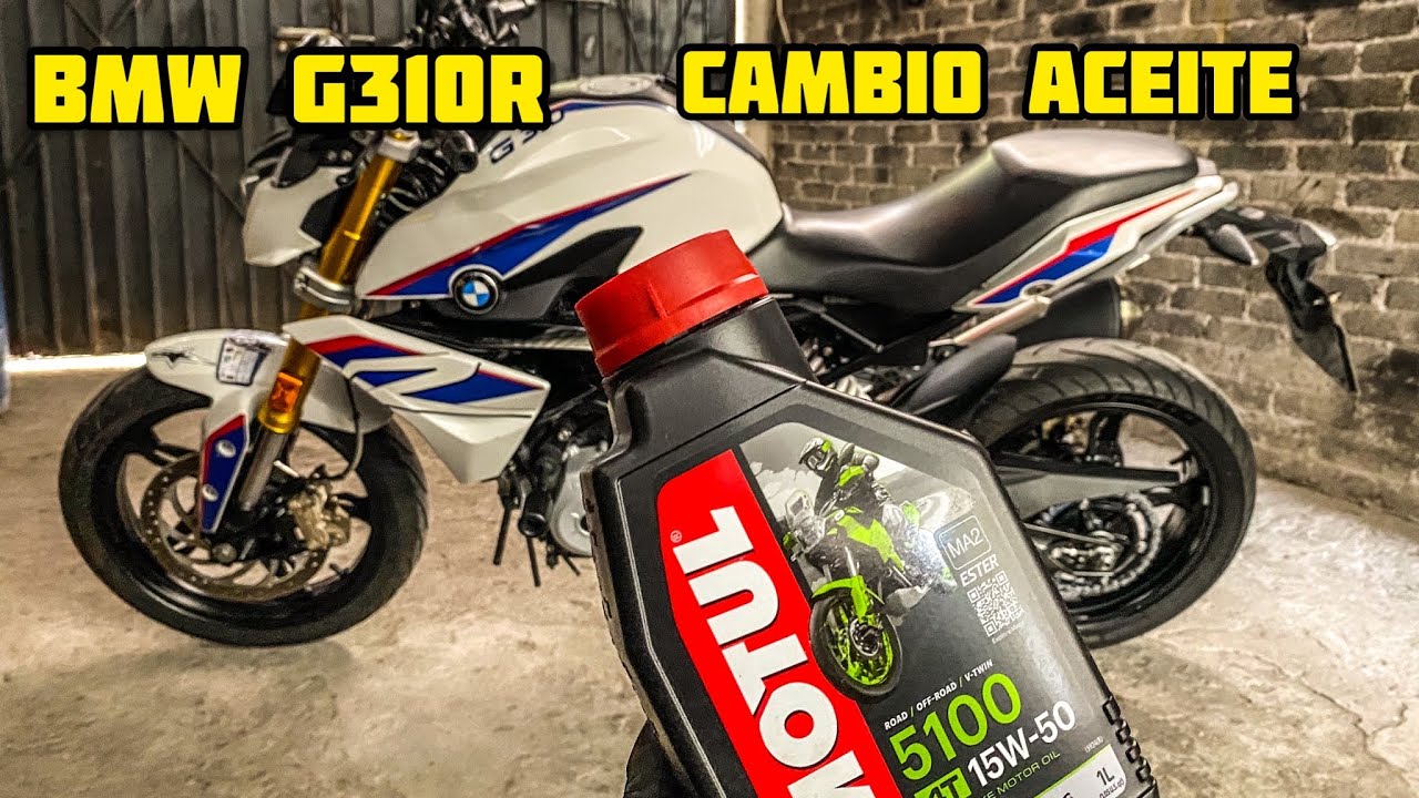 BMW G 310 R GS Cambio de Aceite - YouTube