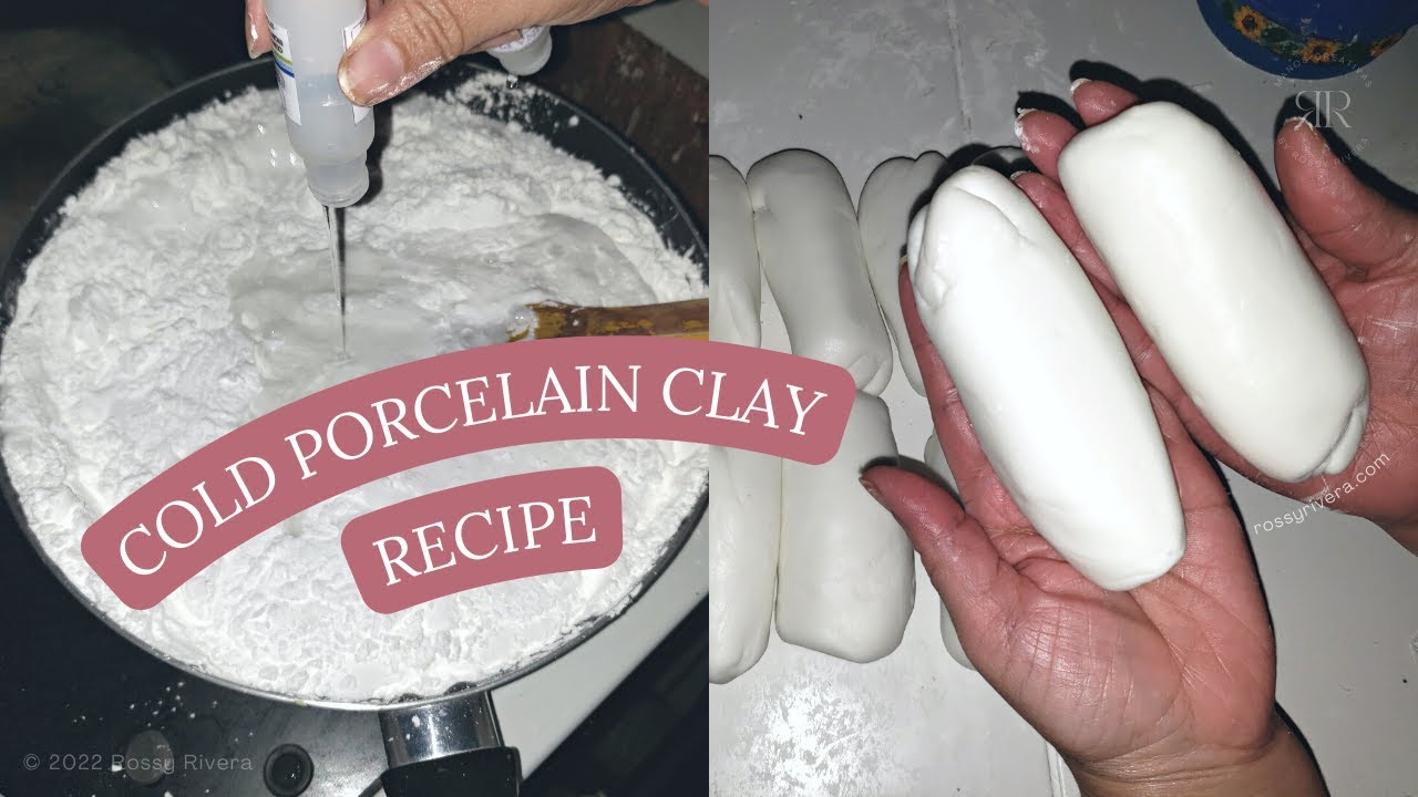 How to make cold porcelain clay at home, Homemade Recipe