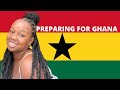 VLOG: Preparing for my trip to Ghana🇬🇭