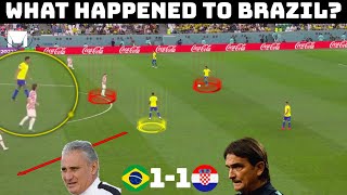 Tactical Analysis : Brazil 1-1 Croatia | How Brazil Got Knocked Out |