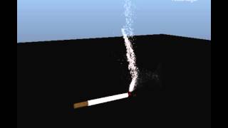 Maya Dynamics || maya particle|| particle cigarettes ||  particle smoke || show reel
