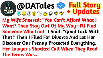 My Wife Sneered "You Can