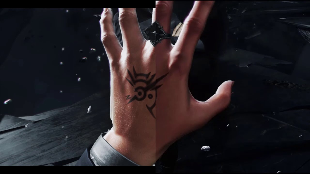 Тату эскиз dishonored