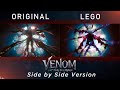 VENOM: LET THERE BE CARNAGE - Official Trailer in LEGO Side by Side Comparison Version