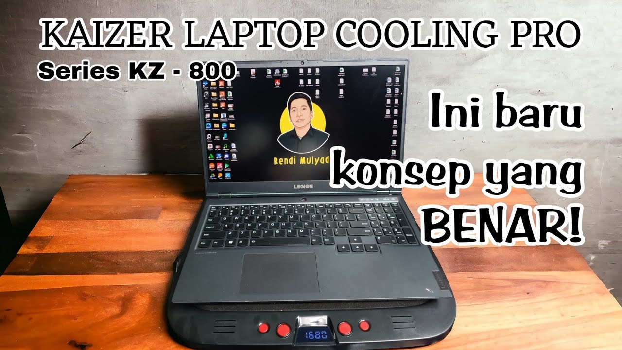 AKHIRNYA BISA PUAS DENGAN KIPAS LAPTOP!!! - Kaizer Laptop Cooling Pro Series KZ 800