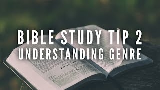 Bible Study - Understanding Genre