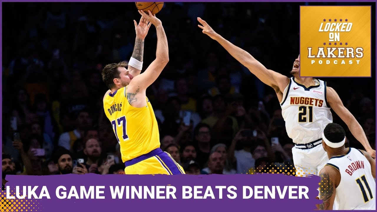 LUKA DONČIĆ GAME WINNER Pushes Lakers Past Nuggets in OT, 127-125 - YouTube