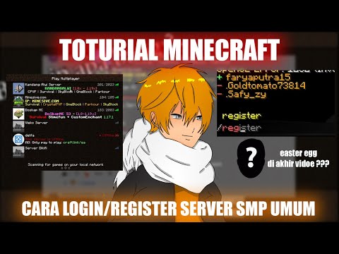 How to Login/Register on the Kandang Alwi Minecraft SMP Server!