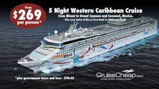 Norwegian Dawn 5-Night Western Caribbean Cruise - from $269.  CruiseCheap.com