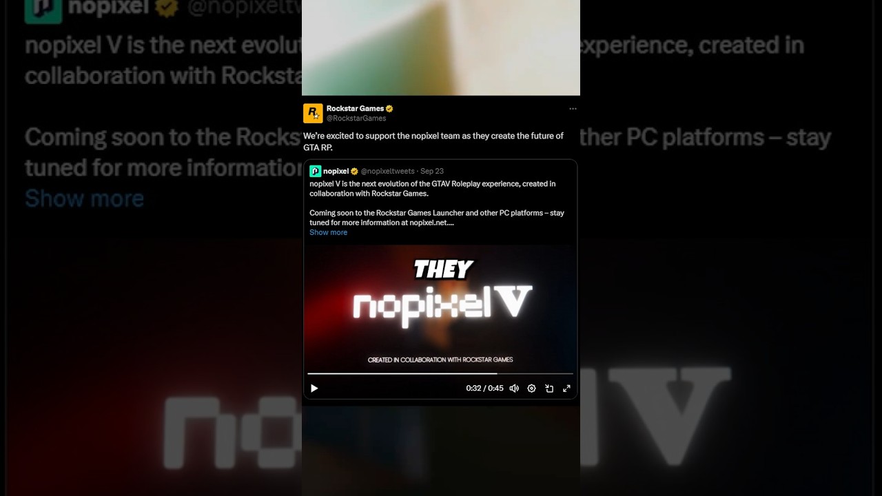 Rockstar Backs NoPixel for GTA 6 RP: Potential GTA Online 2?