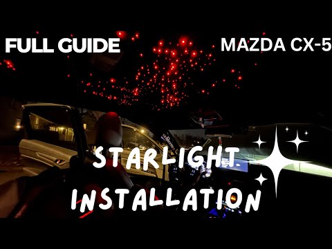 How To Install Star Lights In Your Headliner (Mazda CX-5) | Car Installations and Projects