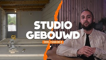 Mijn studio gebouwd "Floating floor" (Deel 1 van 5)