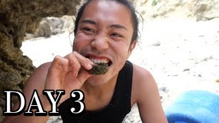 ⁣【10日間ガチサバイバル】巨大ナメクジを食べる