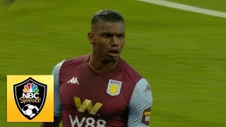 Wesley breaks deadlock with his first Aston Villa goal v. Everton | Premier League | NBC Sports