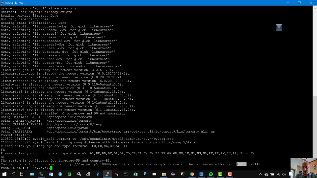 Installation OpenClinic GA sur Linux - YouTube