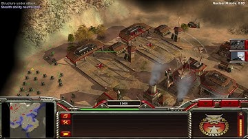 Command & Conquer: Generals, Sand Serpent Map, China vs GLA Brutal Difficulty
