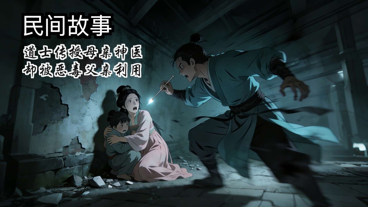 民间故事：男人只是看了一眼棺材里的白骨，没想到白骨瞬间长出血肉，死而复生#懸疑故事 #動漫 #民間故事