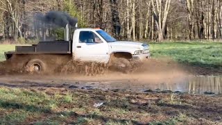 12V Cummins in the mud