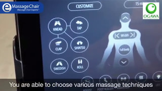 Ogawa Touch 3D Massage Chair - Operation