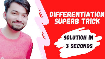 Differentiation Superb Trick!!! Derivative Shortcut// Solution in 3 seconds