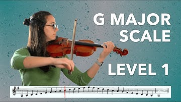 G Major Scale - 2 Octaves | Violin | Level 1