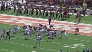 Iowa State-Texas 2012: Longhorns line up in the Wishbone
