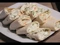 Rouls  wraps aux surimi et fromage frais apritif ultra rapide