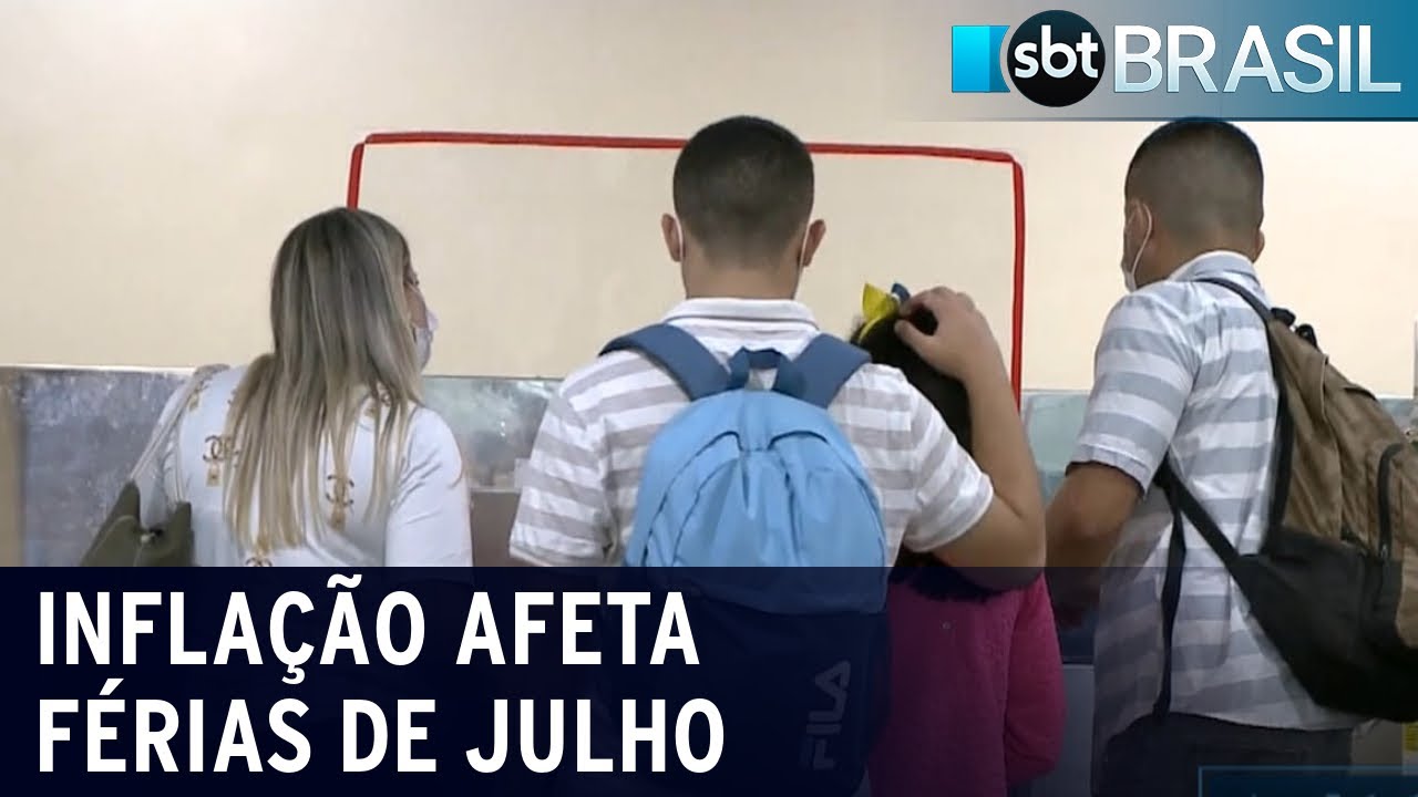 Inflação afeta planos de férias das famílias em julho | SBT Brasil (16/07/22)