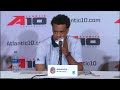 Postgame Press Conference - #A10MBB Championship, Game 6 (Richmond vs. Rhode Island)