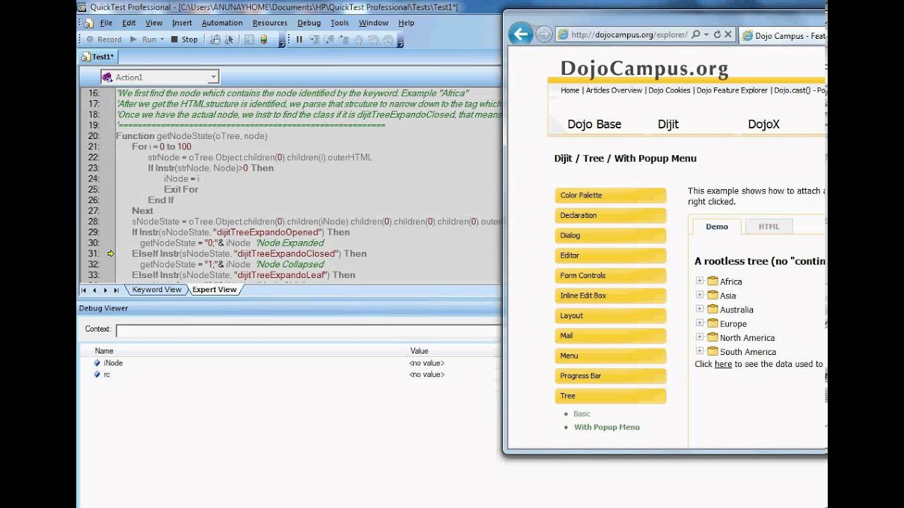 extensibility accelerator qtp 11