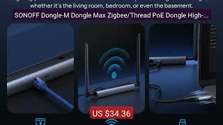 SONOFF Dongle-M Dongle Max Zigbee/Thread PoE Dongle High-Pe... — Top Pick 2026 | Unbeatable Price!