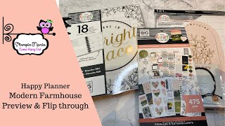 #149 Happy Planner - Modern Farmhouse Collection Preview