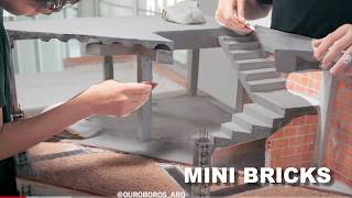 Construction Stair - How to Install Bricks on The Sloping Surface Create Step Stairs With Bricks