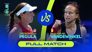 Jessica Pegula (USA) v Hanne Vandewinkel (BEL) | 2024 BJK Cup Qualifiers | FULL MATCH