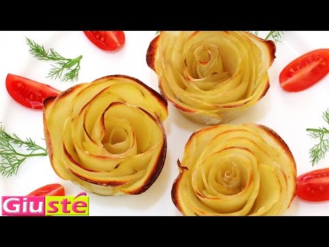 Vidéo: Roses De Pommes De Terre Au Parmesan